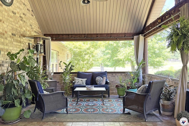 220 Quail Trl, Texarkana, TX 75501 - view of patio with an outdoor living space