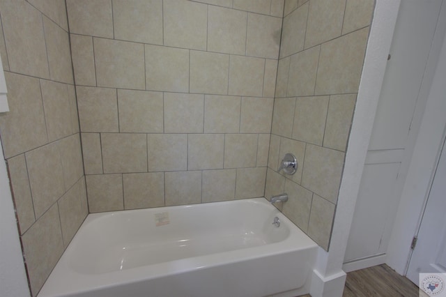 bathroom featuring hardwood / wood-style floors