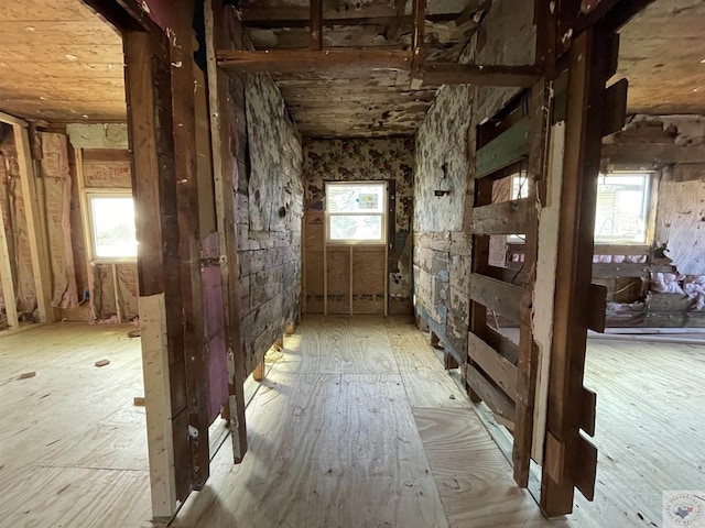 interior space with plenty of natural light