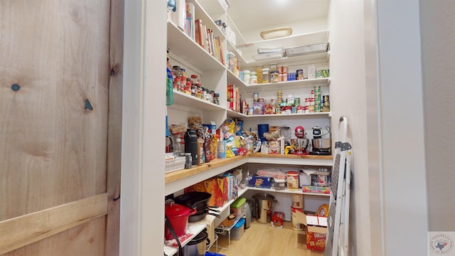 view of pantry