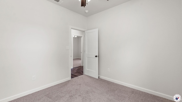 206 Spencer St, Maud, TX 75567 - carpeted spare room featuring a ceiling fan and a smoke detector