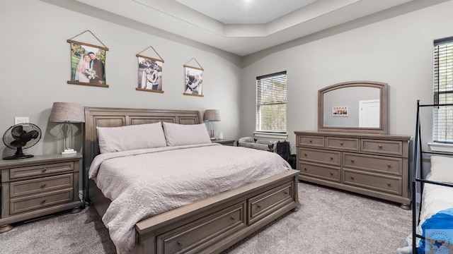 bedroom featuring carpet flooring