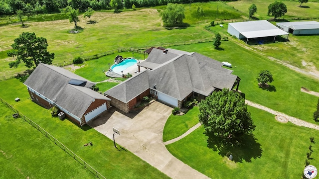 1142 Oakridge Dr, Texarkana, TX 75503 - view from above of property with a pool area