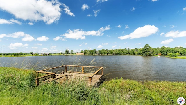 1142 Oakridge Dr, Texarkana, TX 75503 - dock area with a water view