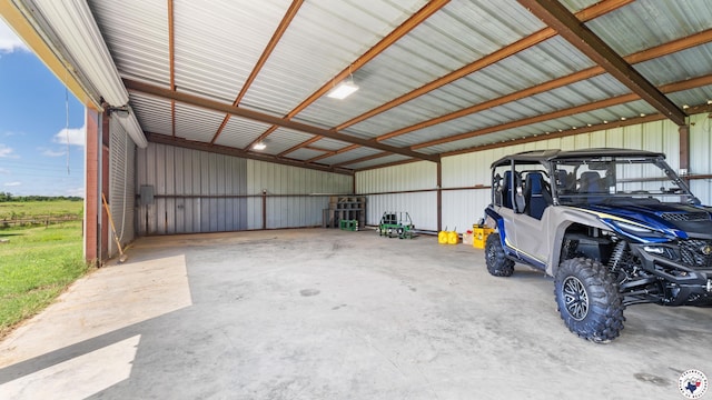 1142 Oakridge Dr, Texarkana, TX 75503 - garage featuring metal wall