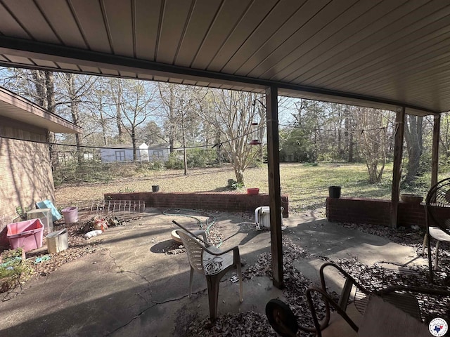 216 W Pioneer St, Wake Village, TX 75501 - view of patio featuring a fenced backyard