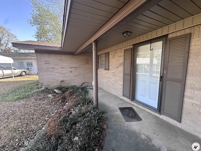 216 W Pioneer St, Wake Village, TX 75501 - entrance to property featuring brick siding