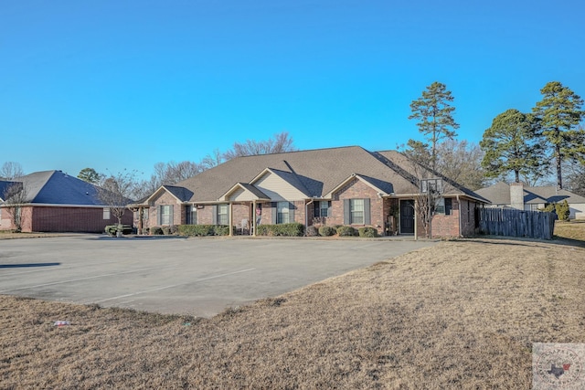 view of ranch-style home