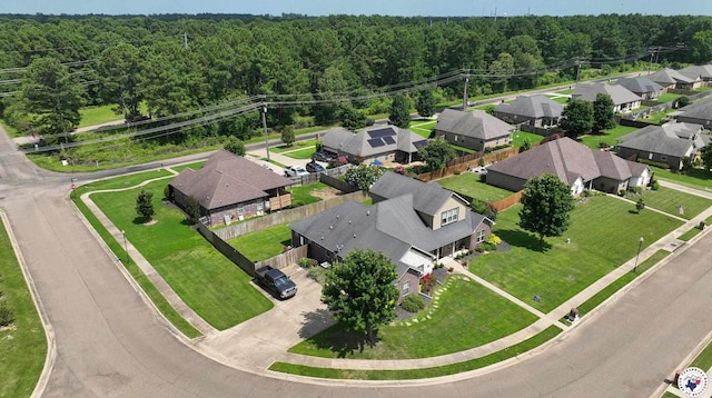 14 Lone Star Pkwy, Texarkana, TX 75503 - aerial perspective of suburban area with a heavily wooded area