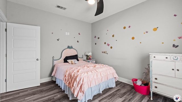 155 Lillian Ln, Texarkana, TX 75501 - bedroom featuring wood finished floors and ceiling fan