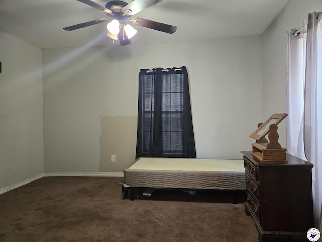 2015 W 14th St, Texarkana, TX 75501 - bedroom featuring carpet floors, baseboards, and ceiling fan