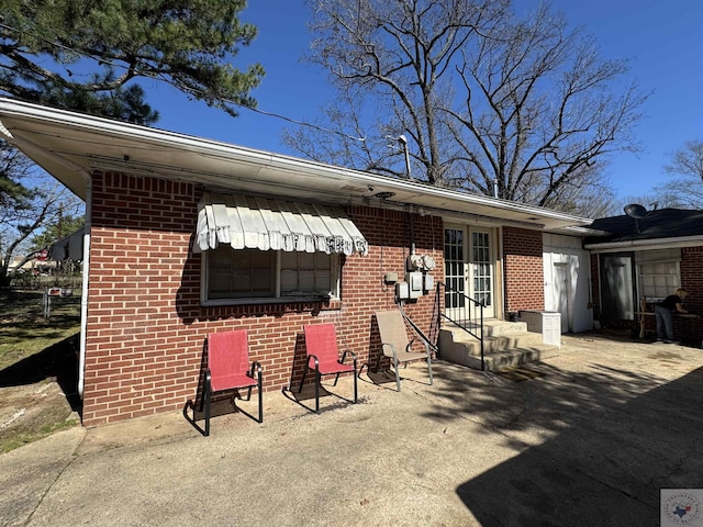 exterior space with a patio