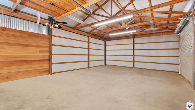 509 Brown Dr, Wake Village, TX 75501 - garage featuring ceiling fan