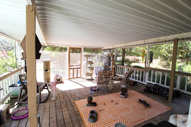 view of deck