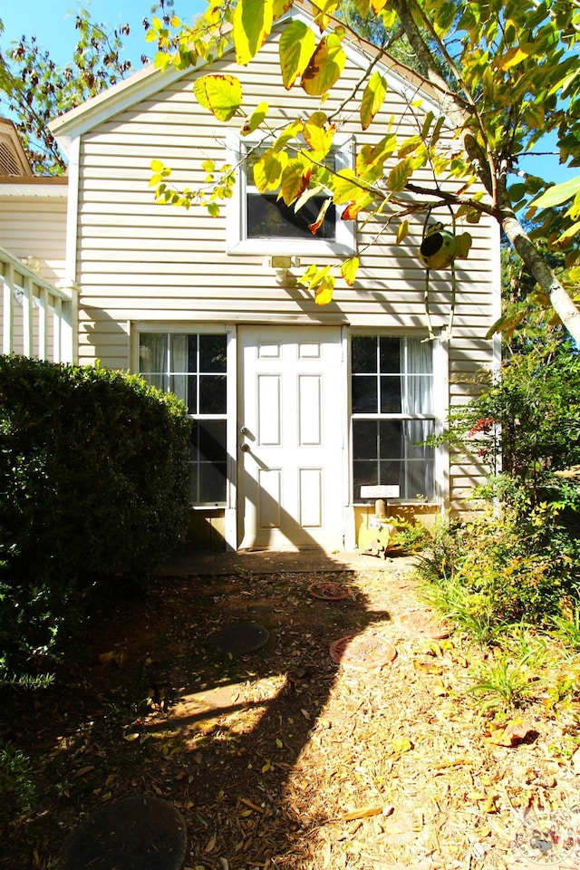 view of home's exterior