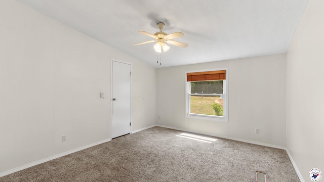 955 County Road 1124, Linden, TX 75563 - carpeted spare room with ceiling fan and baseboards