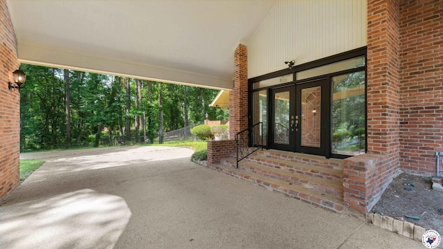 2 Spring Valley Ln, Texarkana, AR 71854 - view of patio / terrace with french doors