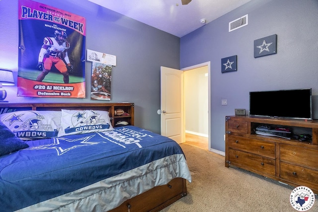 6404 N Park Rd, Texarkana, TX 75503 - carpeted bedroom with baseboards and visible vents