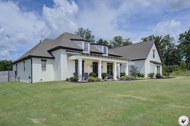 8203 Teal Rd, Texarkana, TX 75503 - view of front facade featuring a shingled roof, covered porch, and brick siding