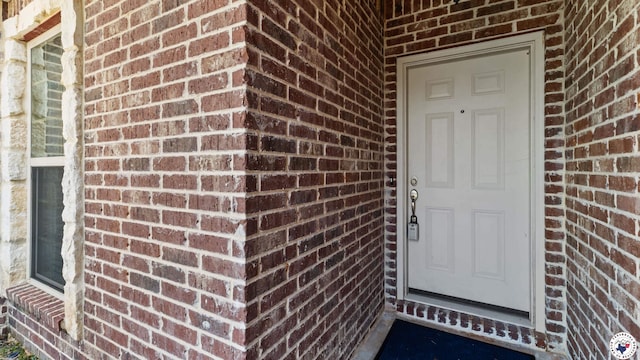 5005 Hidden Acres Dr, Texarkana, TX 75503 - property entrance with brick siding