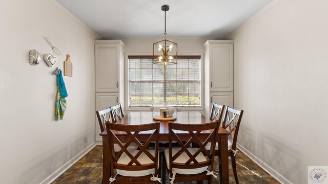 living room featuring high vaulted ceiling, dark hardwood / wood-style floors, beamed ceiling, and an inviting chandelier