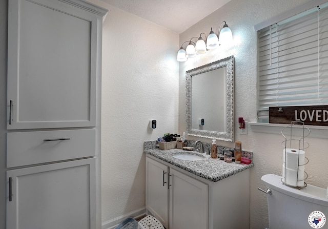 43 Broadmoor Dr, Texarkana, AR 78154 - bathroom featuring vanity and a textured wall