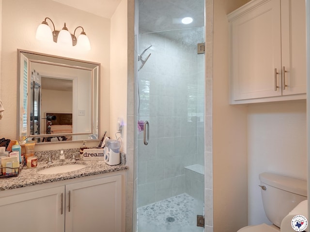 43 Broadmoor Dr, Texarkana, AR 78154 - full bath with a stall shower and vanity