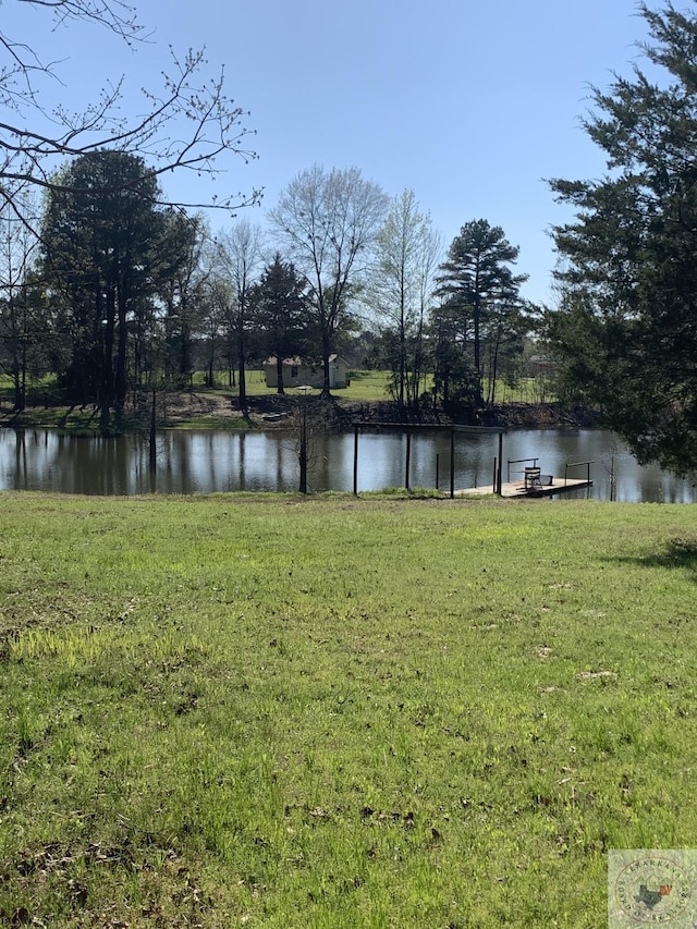 view of water feature