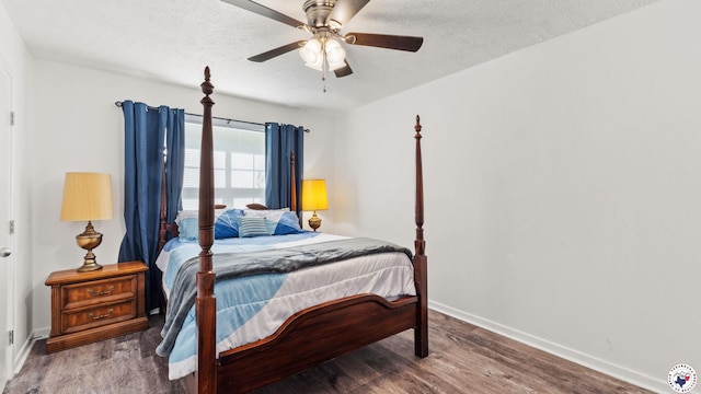 8809 N Kings Hwy, Texarkana, TX 75503 - bedroom featuring wood finished floors and a ceiling fan