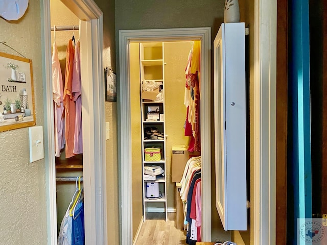 view of closet