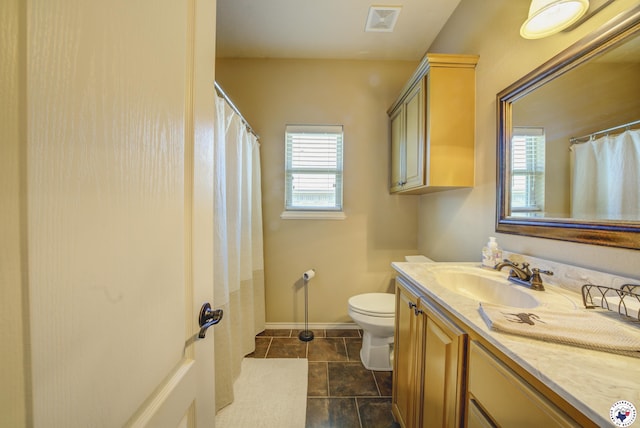 3428 Garrett Ln, Texarkana, TX 75503 - bathroom with vanity, tile patterned floors, and curtained shower