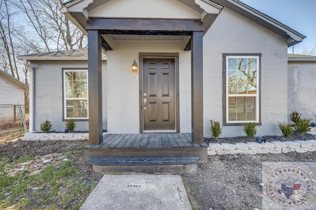 view of entrance to property