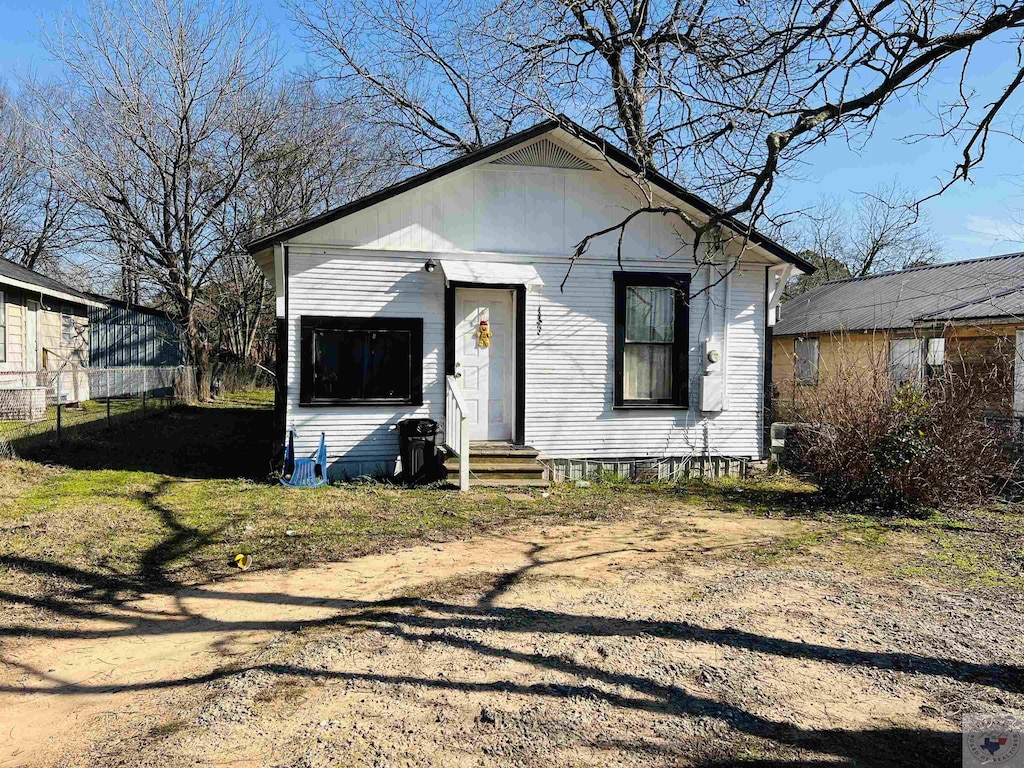 view of bungalow