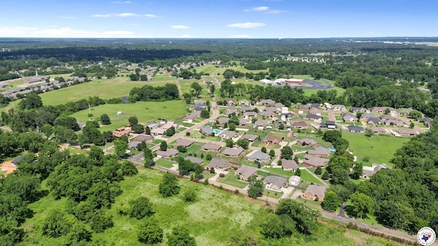 908 Arnold Ln, Texarkana, TX 75503 - aerial view of property's location with a heavily wooded area
