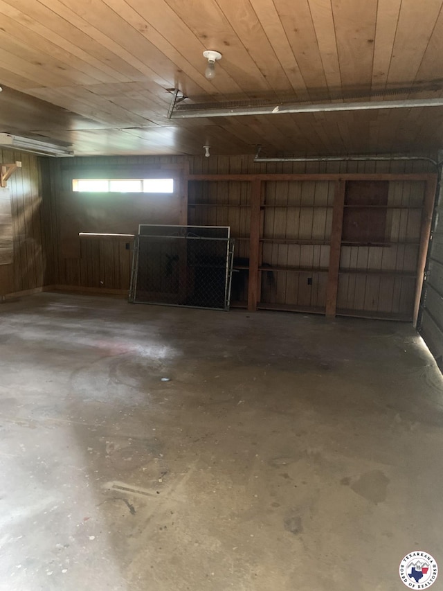 209 E 35th St, Texarkana, AR 71854 - garage with wood walls