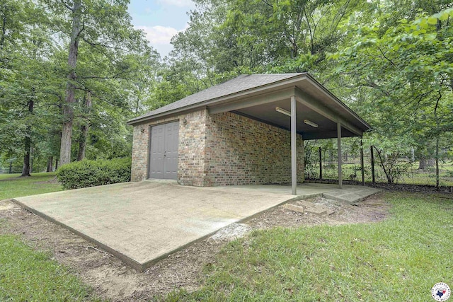 1305 Centerhill Rd, Linden, TX 75563 - view of patio with a carport