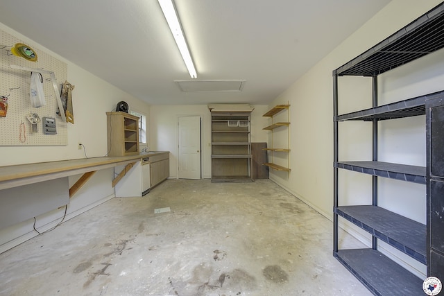 1305 Centerhill Rd, Linden, TX 75563 - garage with a sink
