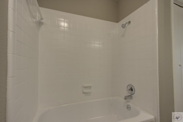 bathroom featuring bathtub / shower combination