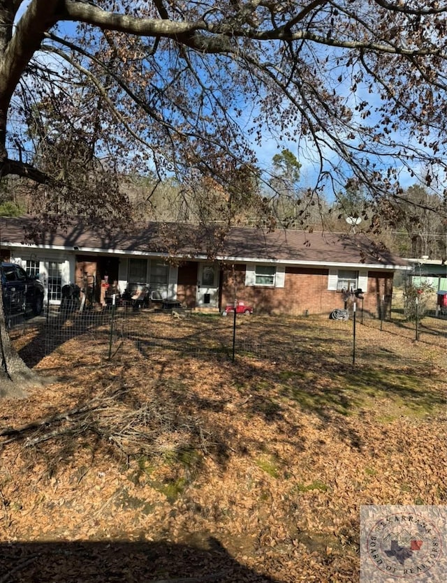 view of rear view of house