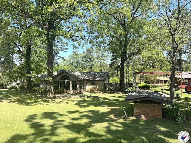 view of yard