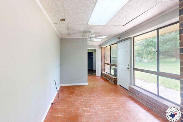 interior space with baseboards