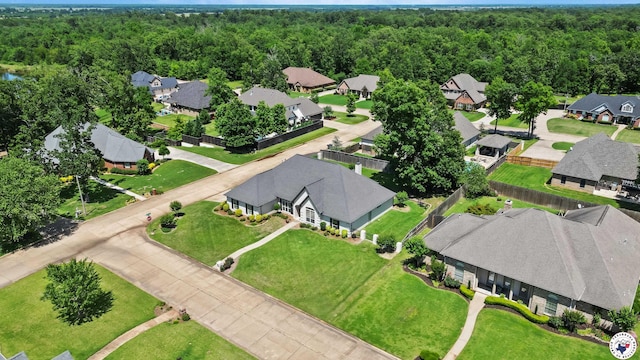 6914 Manor Crest Dr, Texarkana, AR 71854 - aerial view of residential area with a forest