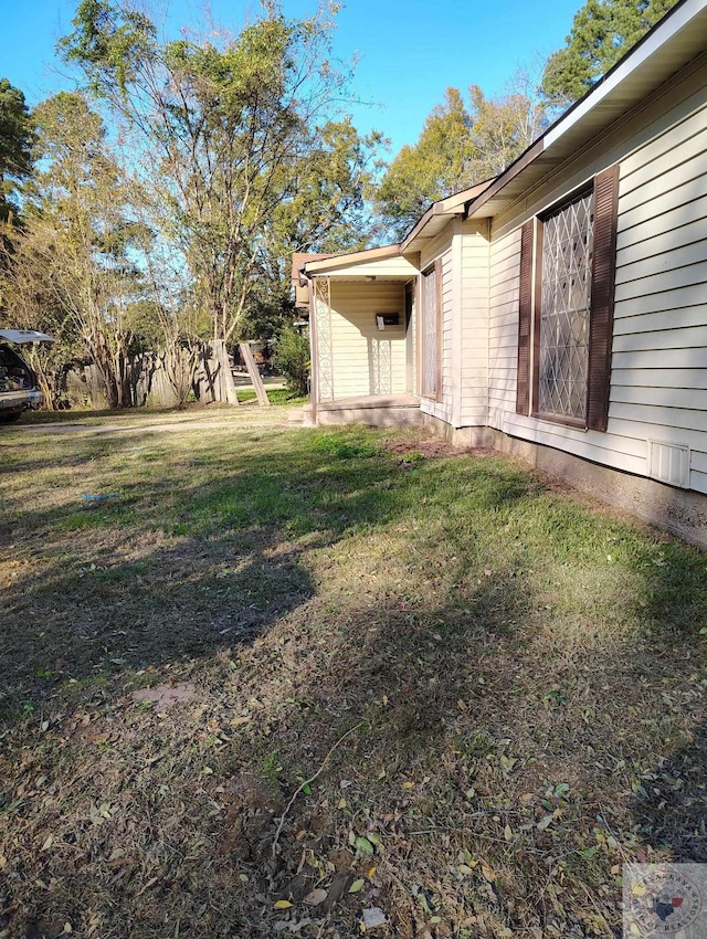 view of yard