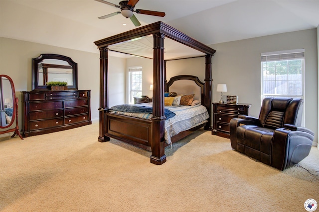 14 White Willow Pl, Texarkana, AR 71854 - carpeted bedroom featuring ceiling fan