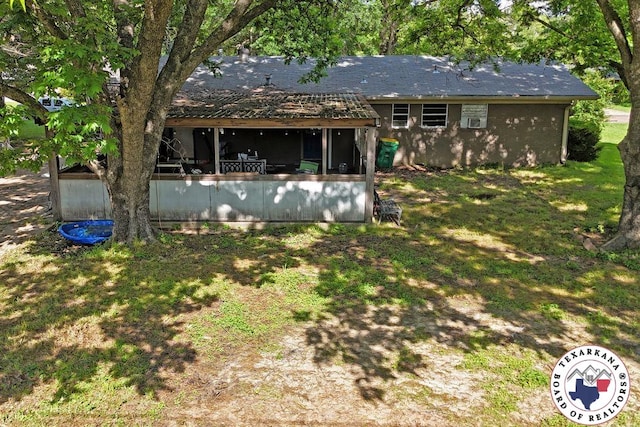 5 Sidney Dr, Texarkana, TX 75503 - rear view of property with a lawn