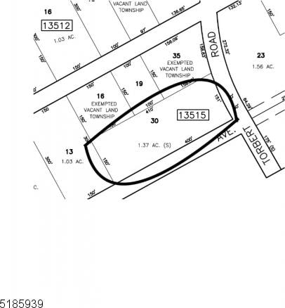 99 Torbert, Long Hill Twp NJ, 07933 land for sale