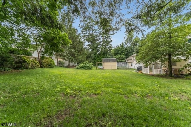740 Mountain Ave, Bridgewater Twp, NJ 08805 - view of yard with a storage unit