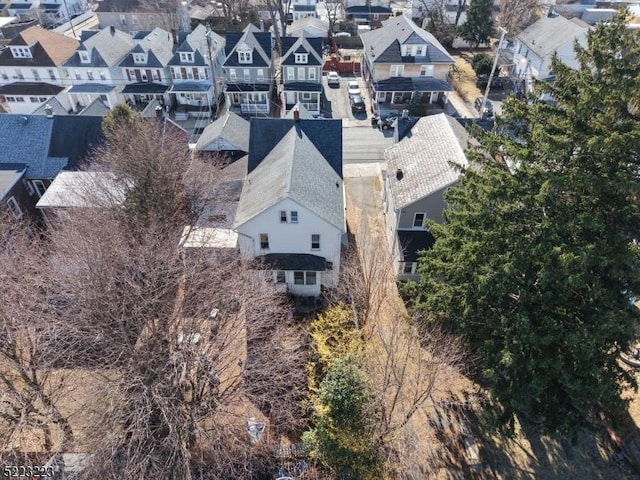 birds eye view of property featuring a residential view