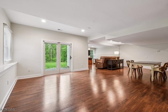 30 Clairvaux Ct, Bernards Twp, NJ 07920 - dining area featuring wood finished floors, recessed lighting, and baseboards
