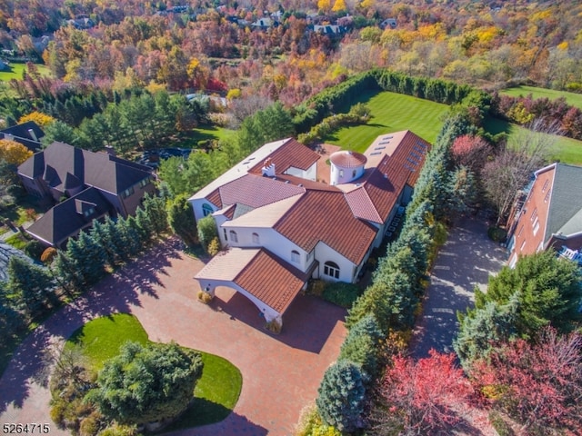 view of birds eye view of property